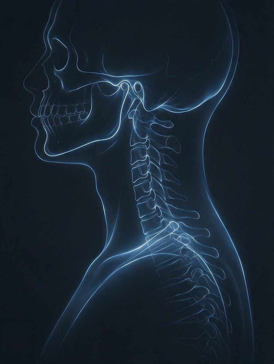 Travail ostéopathique crânio-mandibulaire en séance